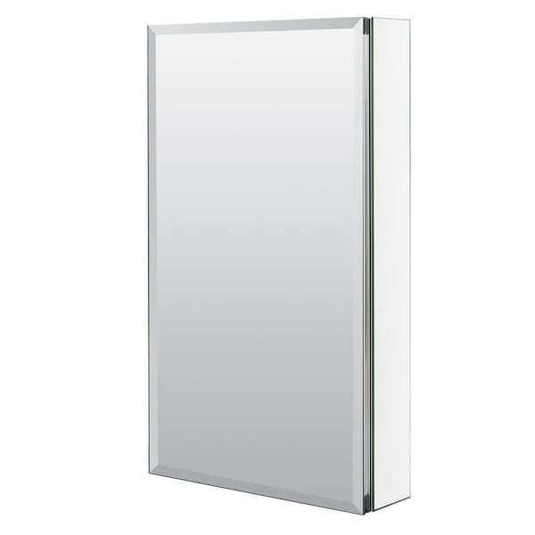 Zenith Products Zenna Home 26 in. H X 15 in. W X 5 in. D Rectangle Medicine Cabinet/Mirror MRA1526 - main
